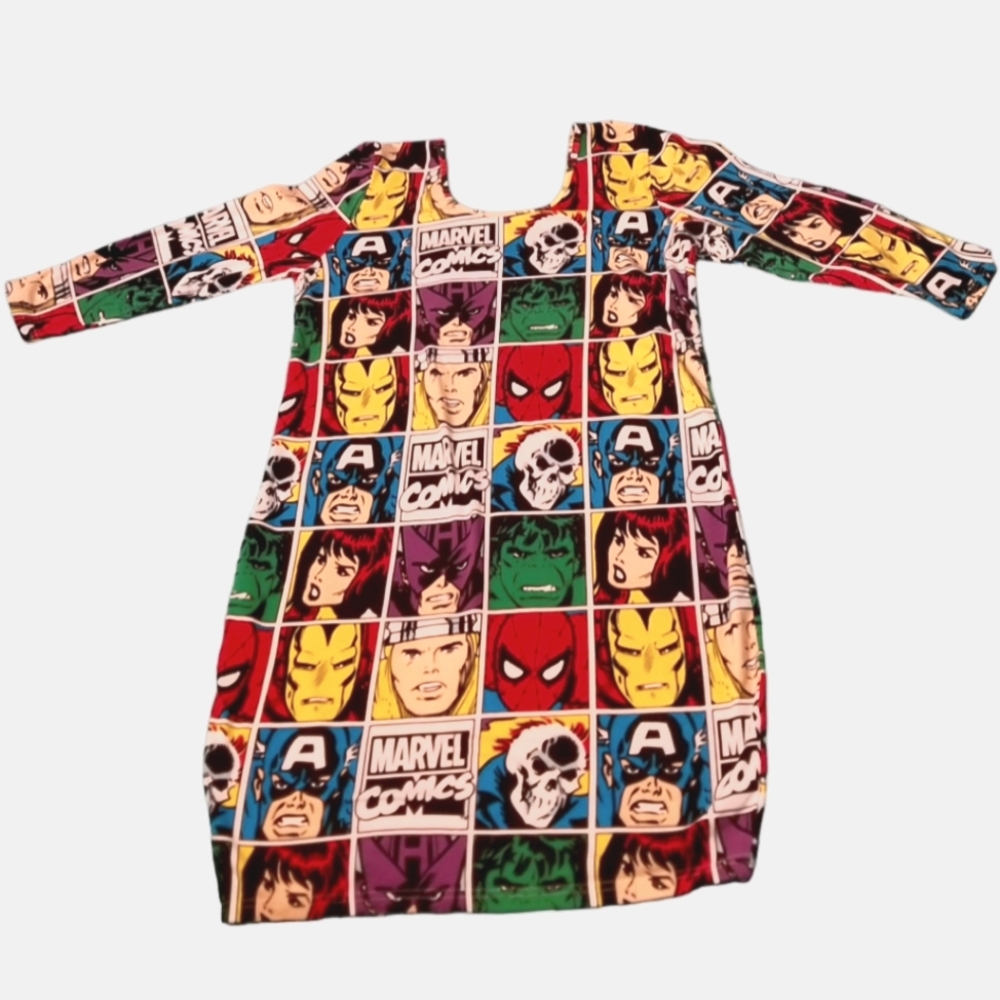 Marvel Comic Heroes Bodycon Dress